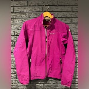 Eddie Bauer First Ascent Soft Shell Full Zip Unlined Jacket Stretch Women’s Med